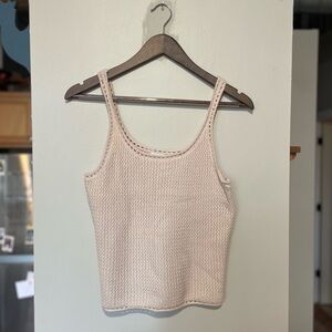 Cream Knit Tank